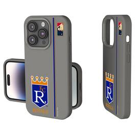 Keyscaper - MLB - Kansas City Royals 1969 Logo iPhone Soft Touch Case - 14 - Gray