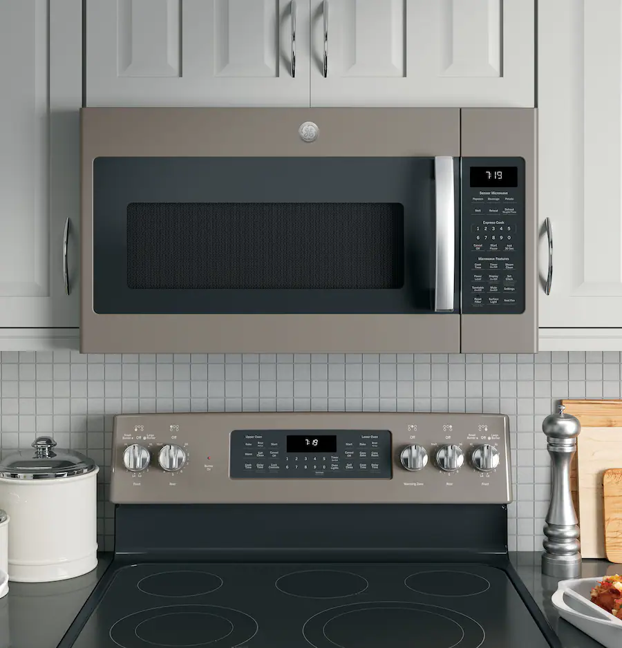 GE 1.9 Cu. Ft. Over the Range Microwave with Sensor Cooking and Steam ...