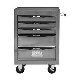 LOVMOR - Rolling Metal Tool Chest with 5 Drawers 20 inch 5-Drawer Tool Chest Cabinet with Ball Bearing Drawer Slides Steel Tool S