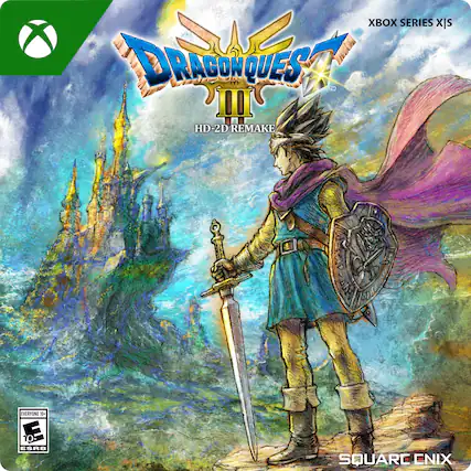 XBOX SERIES X DRAGON QUEST III HD-2D REMAKE EVERYONE ESRB SQUARE ENIX - E10+ (Everyone 10+)