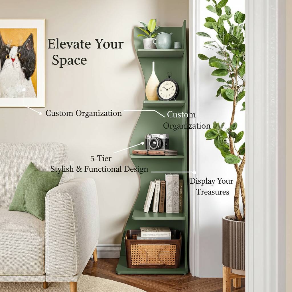Elevate Your Space

Custom Organization

5-Tier Stylish & Functional Design

Display Your Treasures