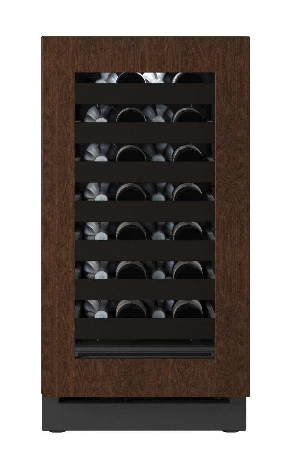 Alt View 4. U-Line - U-Line 18"W. 3.5 Cu.Ft. Built-In Wine Refrigerator-Panel Ready Frame/Glass - Integrated Frame.