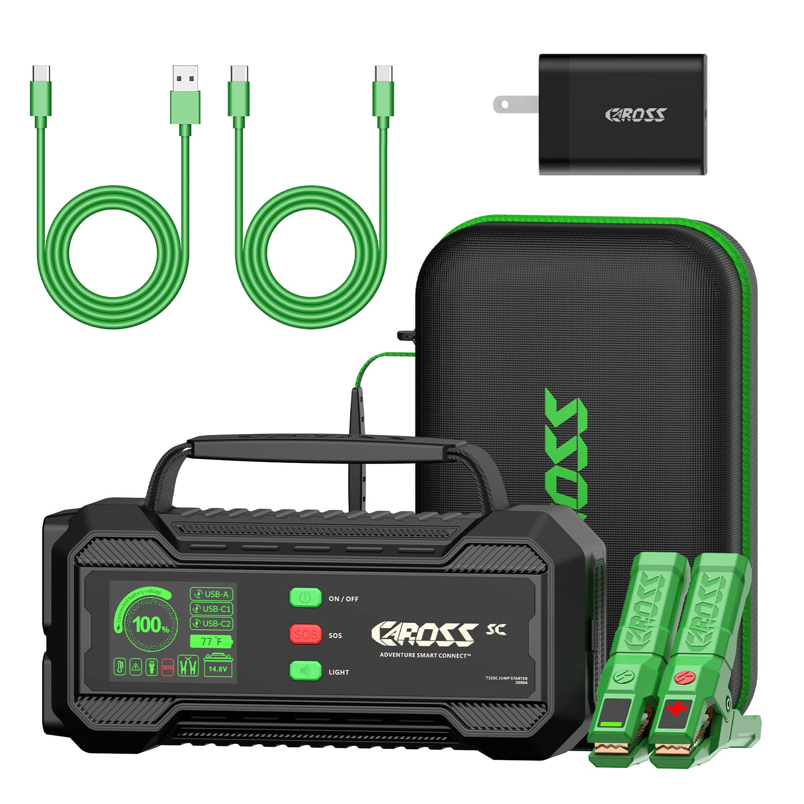 CAROSS - 12V 2000A ADVENTURE SMART JUMP STARTER