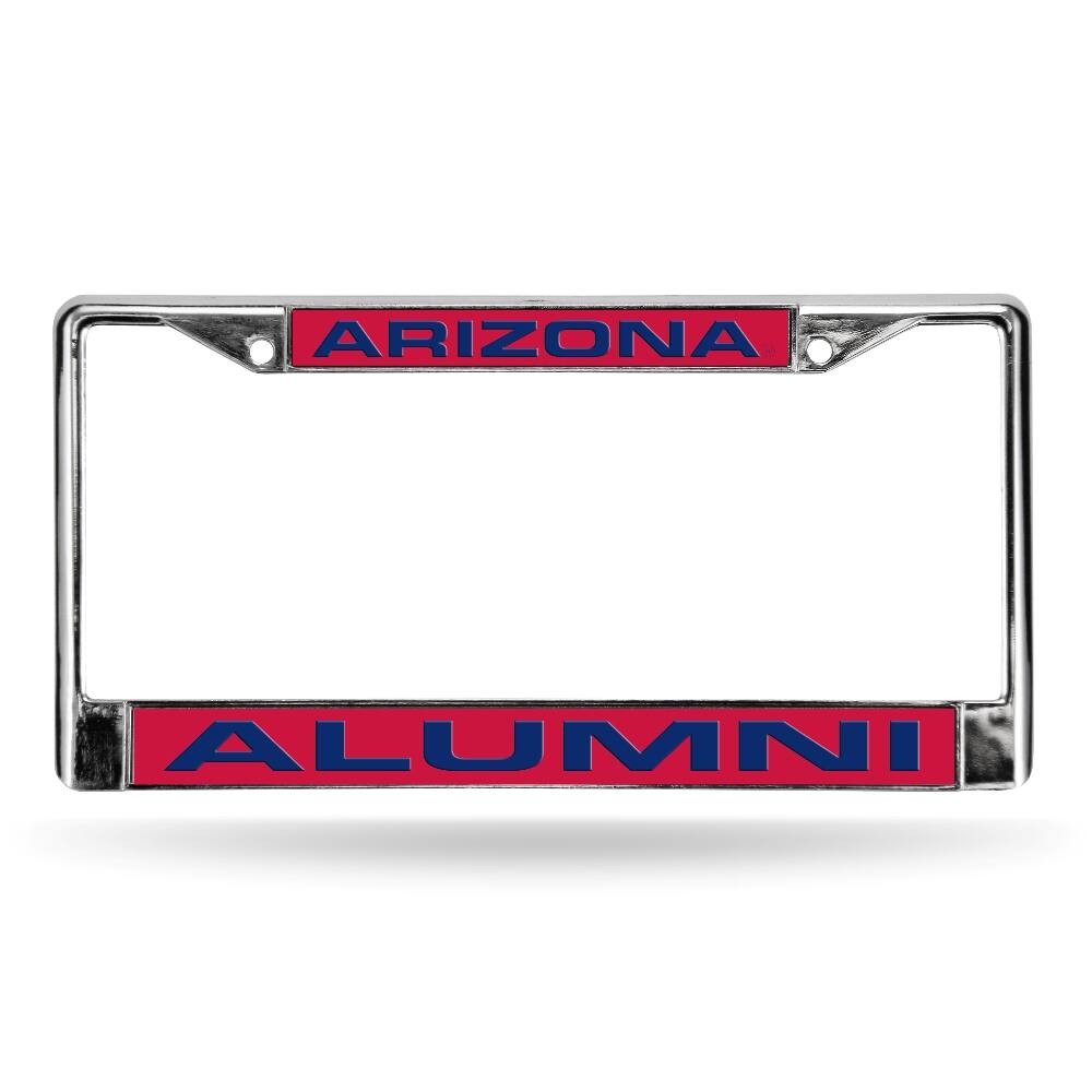 Arizona Wildcats Alumni Chrome Metal Laser Cut License Plate Frame