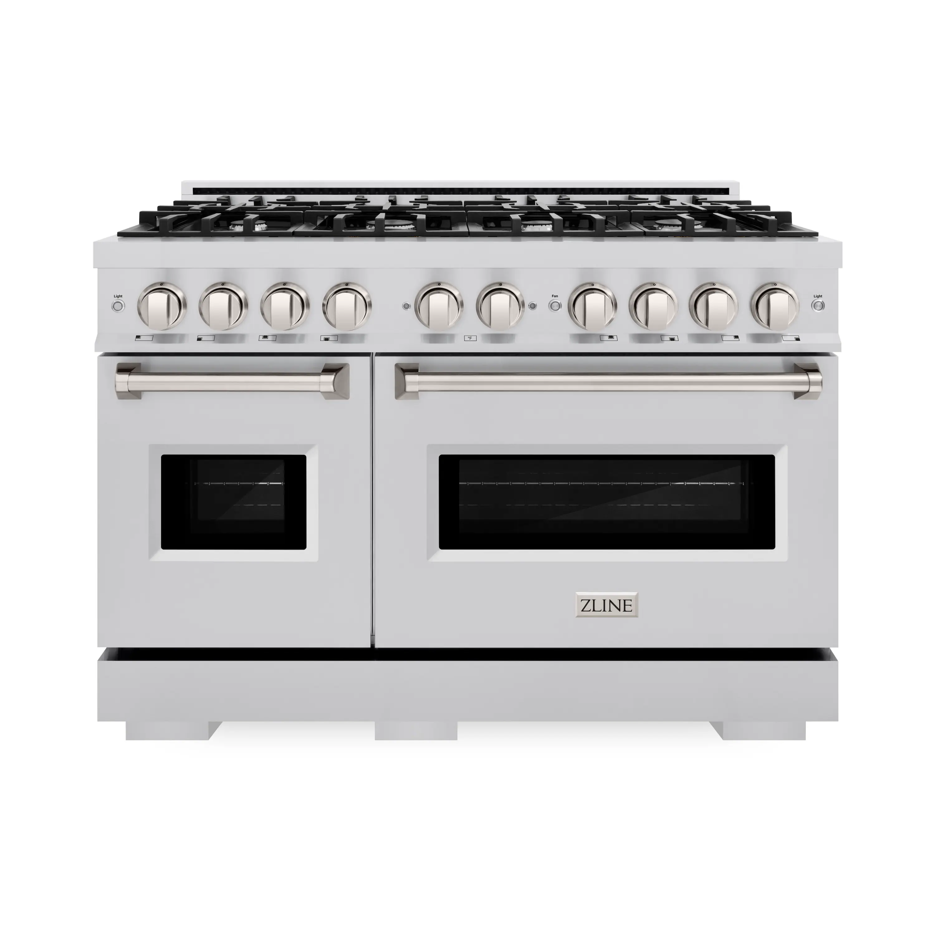 ZLINE - 48" Classic Double Oven Gas Range with 8 Burner Cooktop (CGR48) - Stainless Steel