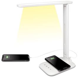 iLive - LED Desk Lamp With Wireless Charging, IAQL300W