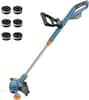 Front. Ealiga - 12" Cordless String Trimmer 2-in-1 Trimmer & Edger Weed Wacker Compatible with Makita 18V Lithium Battery(Tool Only).