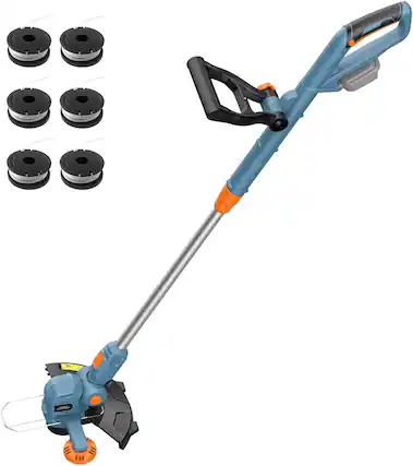 Front. Ealiga - 12" Cordless String Trimmer 2-in-1 Trimmer & Edger Weed Wacker Compatible with Makita 18V Lithium Battery(Tool Only).