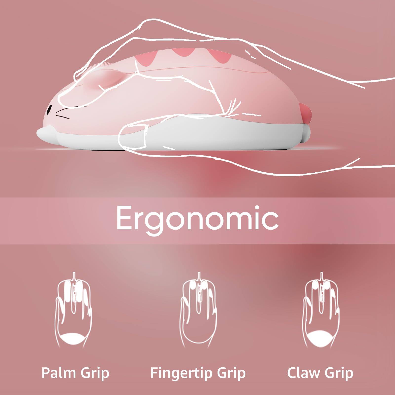 Ergonomic

Palm Grip  
Fingertip Grip  
Claw Grip