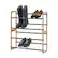 Front. TRINITY - BASICS | 2-Tier Expandable Shoe Rack | 2-Pack | Bamboo - Natural.