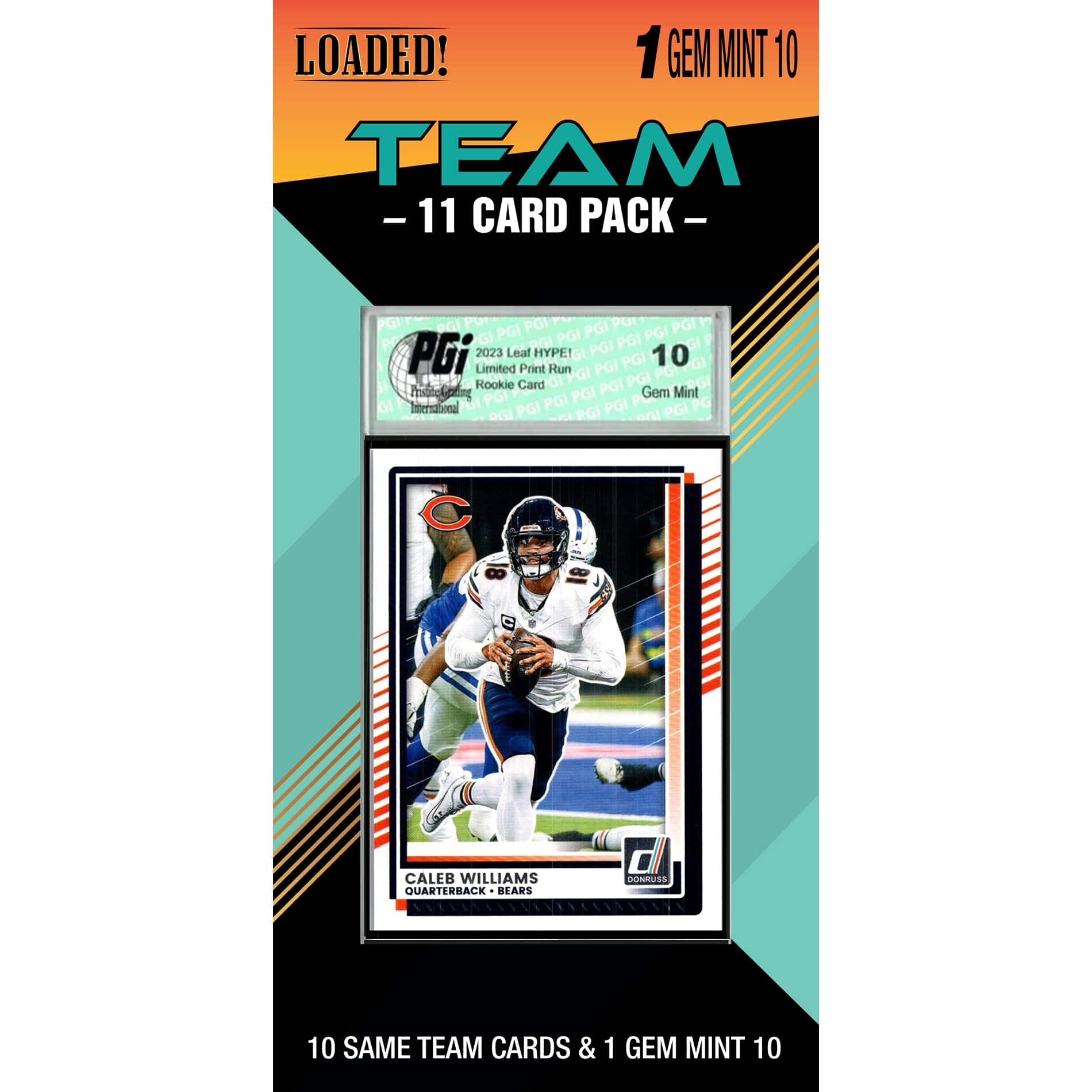 C&I Collectibles - Chicago Bears Trading Card Pack - Multicolor