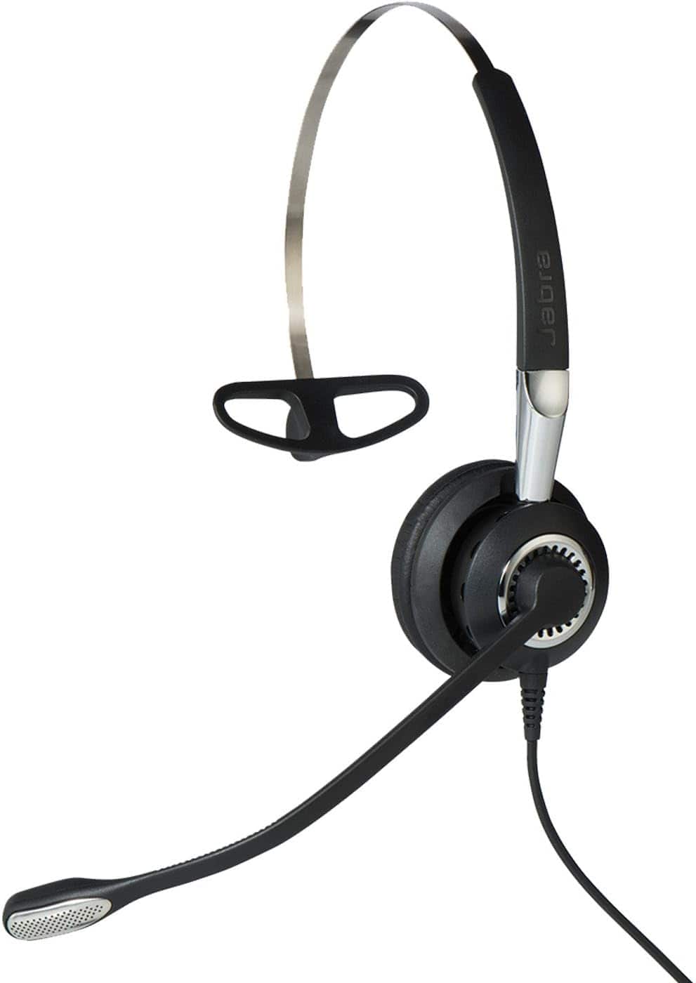 Jabra - 2400 II QD Mono NC 3 in1 Wired Headset - Black - Red