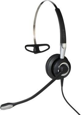 Jabra - 2400 II QD Mono NC 3 in1 Wired Headset - Black - Red