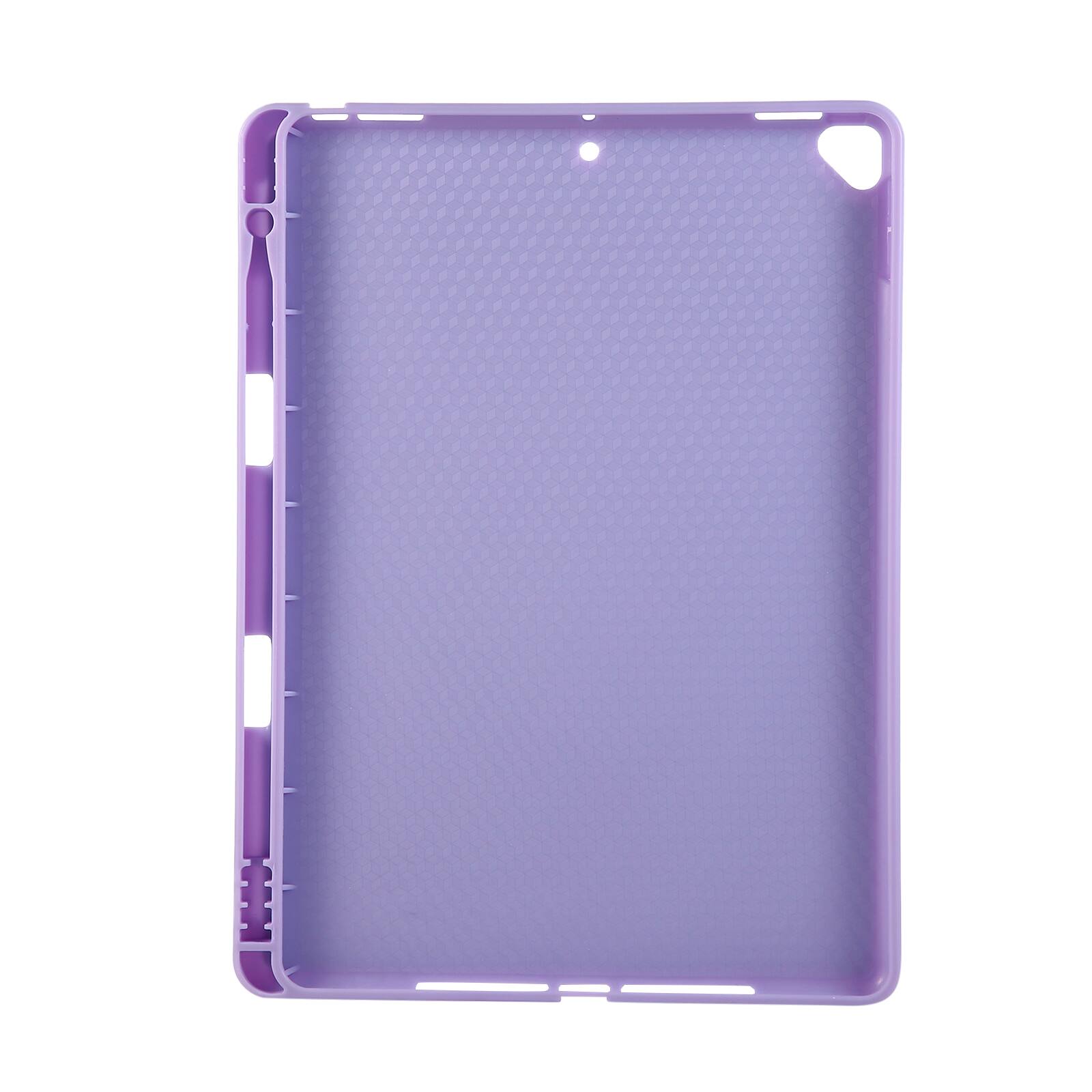 Alt View 4. Dteck - Shockproof Case for Apple iPad (9th Generation) 10.2" 2021 with Hand Strap Kickstand, PU Leather TPU Protective Cover - Purple.