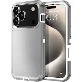 Entronix - Heavy Duty Case for iPhone 17 Pro - Ultimate Triple-Layer Protection - Gray