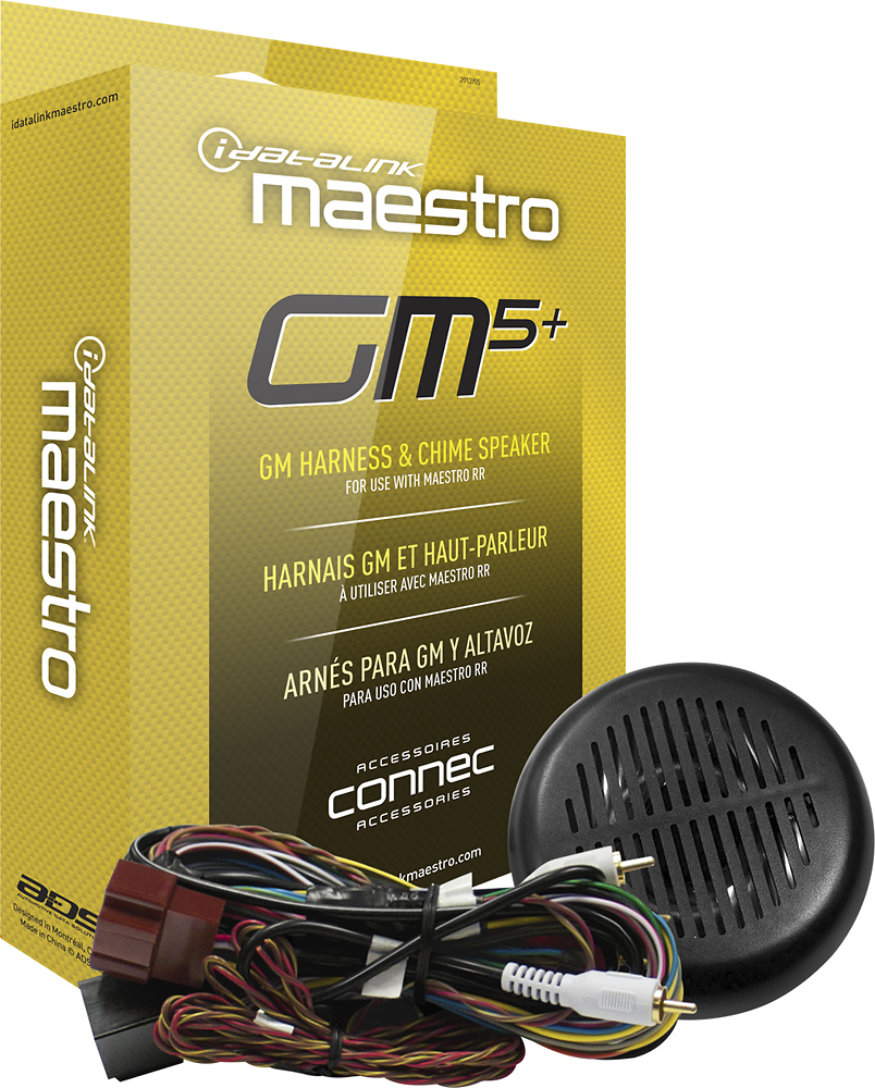 HRN-RR-GM5 IDATALINK MAESTRO GM5+ GM VEHICLES  HARNESS W/CHIME FOR ADS-MRR 