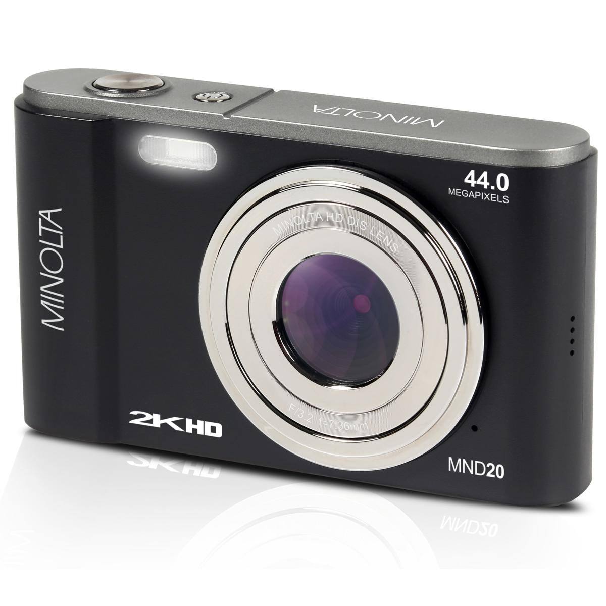 MINOLTA  
MINOLTA 44.0 MEGAPIXELS  
MINOLTA HD DIS LENS  
2KHD  
F/3.2 f=7.36mm  
MND20