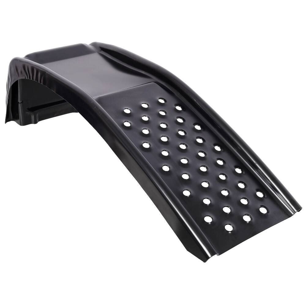Back. Ropilly - Ropilly Heavy Duty Solid Steel Car Ramps 8000 LBS Auto Service Ramps for Truck SUV Oil Change 2 Pack Black.