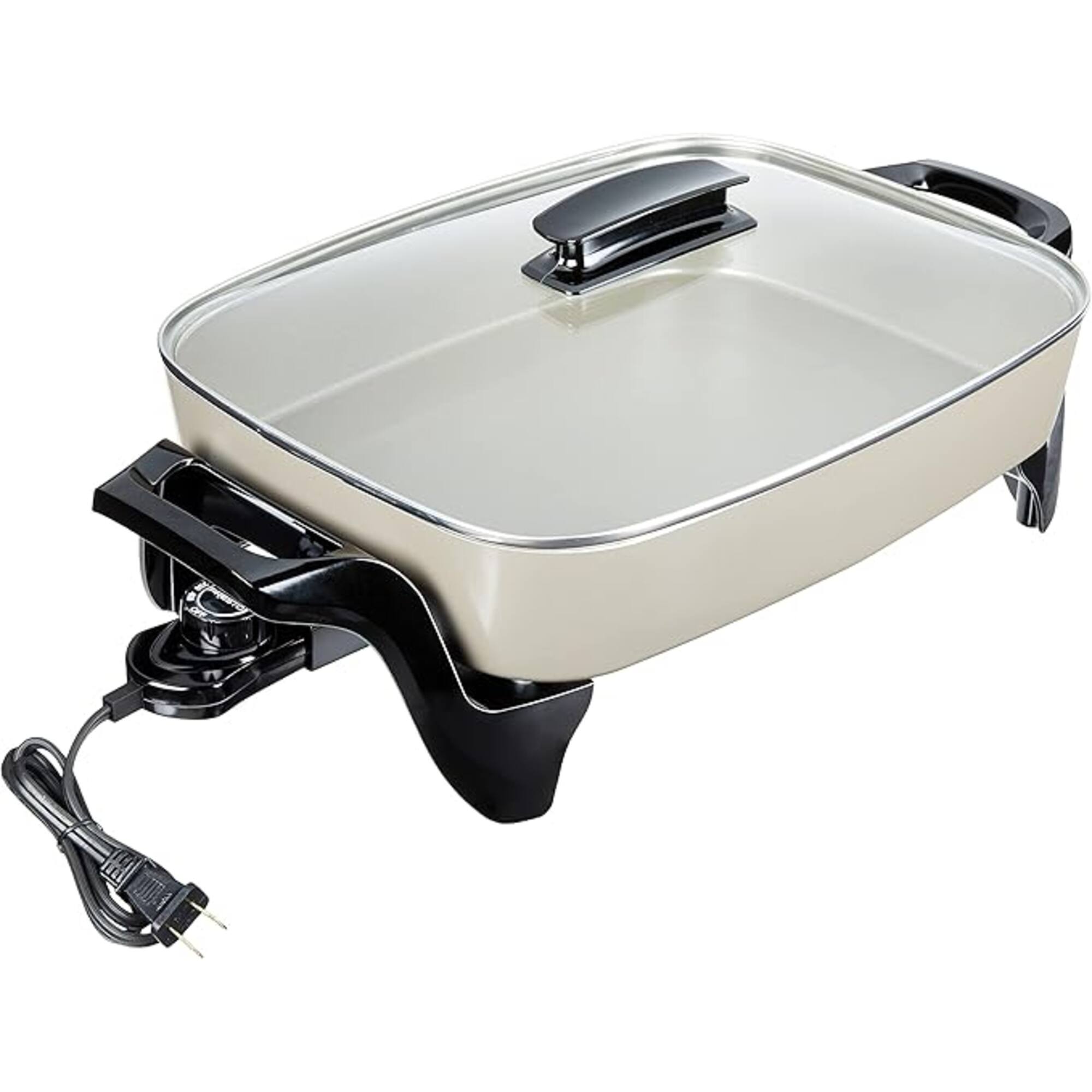 Alt View 2. Presto - Presto 06856 16 Inch Electric Ceramic Skillet Nonstick Finish - Grey.