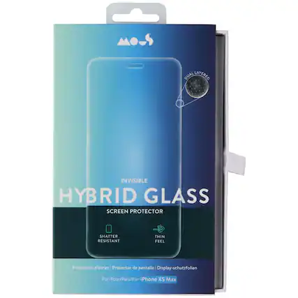 MO-S DUAL LAYERED INVISIBLE HYBRID GLASS SCREEN PROTECTOR SHATTER RESISTANT THIN FEEL
Protection d'écran | Protector de pantalla | Display-schutzfolien
For/Pour/Para/Für iPhone XS Max