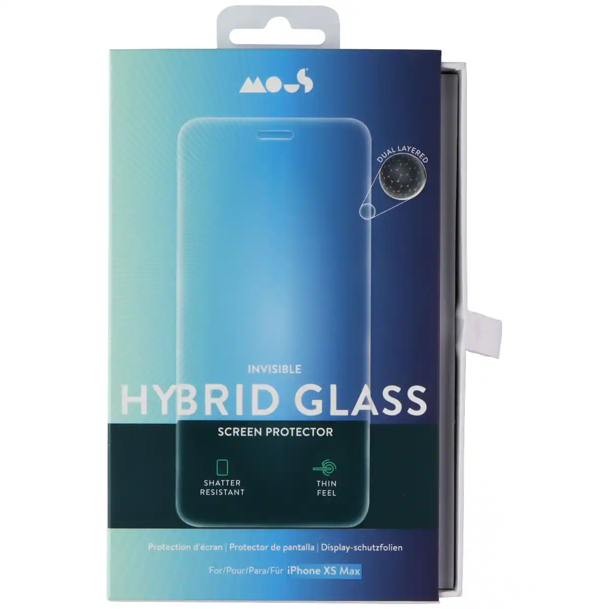 MO-S DUAL LAYERED INVISIBLE HYBRID GLASS SCREEN PROTECTOR SHATTER RESISTANT THIN FEEL

Protection d'écran | Protector de pantalla | Display-schutzfolien

For/Pour/Para/Für iPhone XS Max