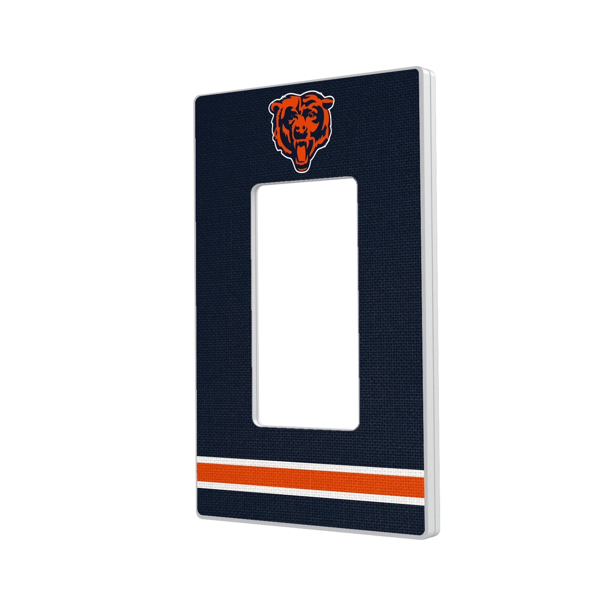 Keyscaper - Chicago Bears Stripe Single Rocker Light Switch Plate - Multicolor price history on PriceWatchPro