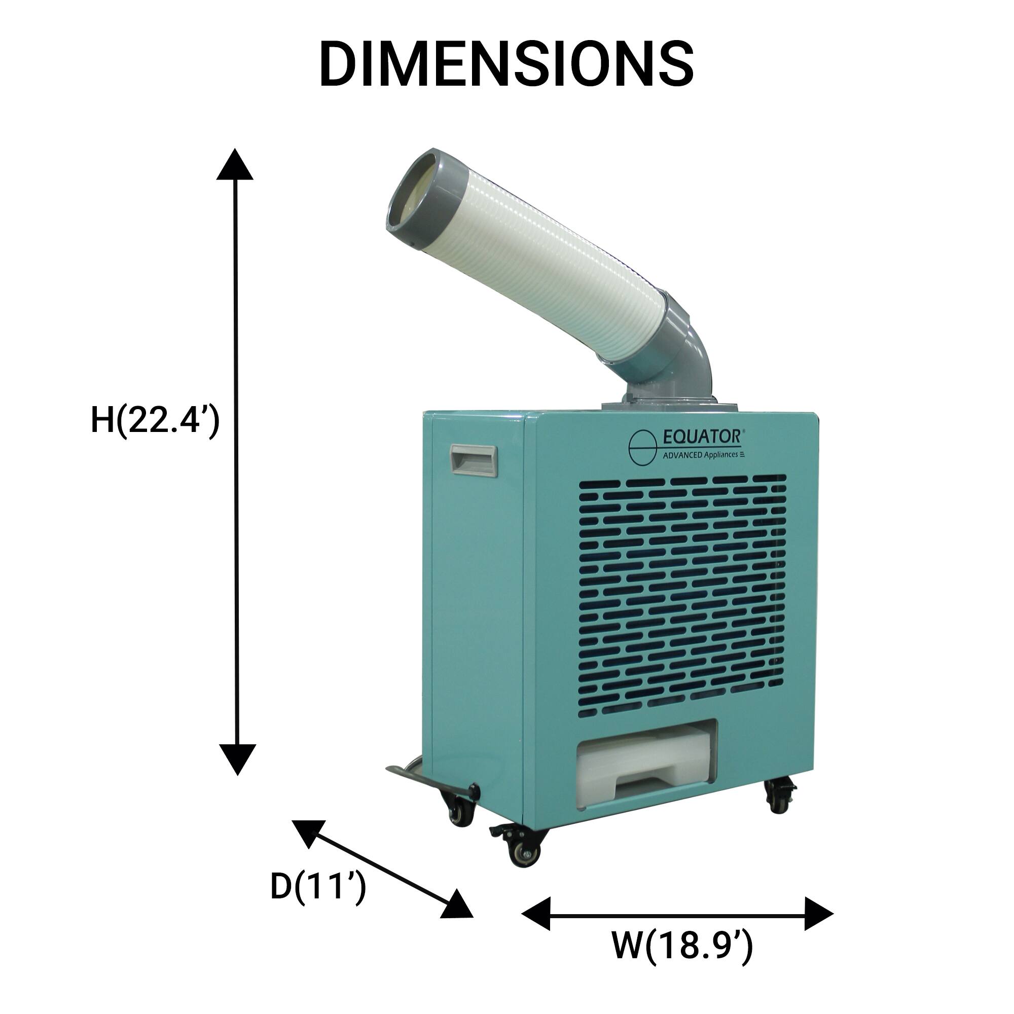 Equator 3 in 1 AC Heat Air 9000BTU Outdoor Air Conditioner