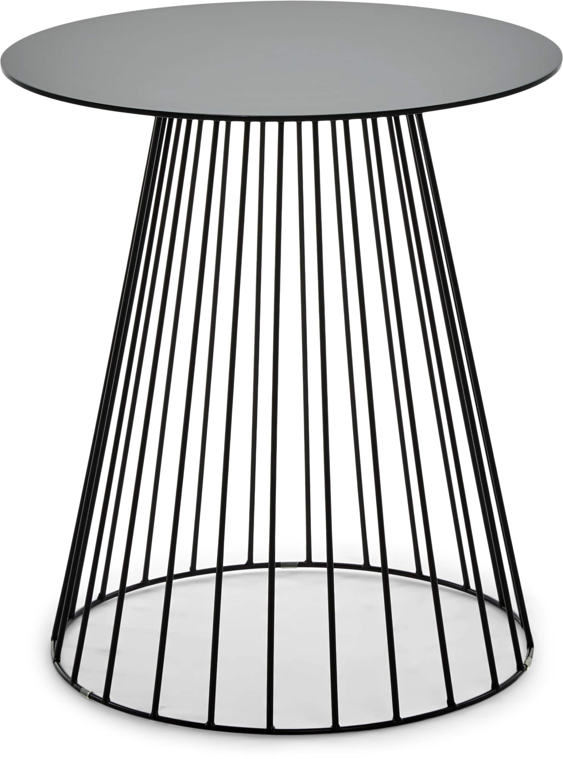 Adore Decor - Element Round Side Table - Black