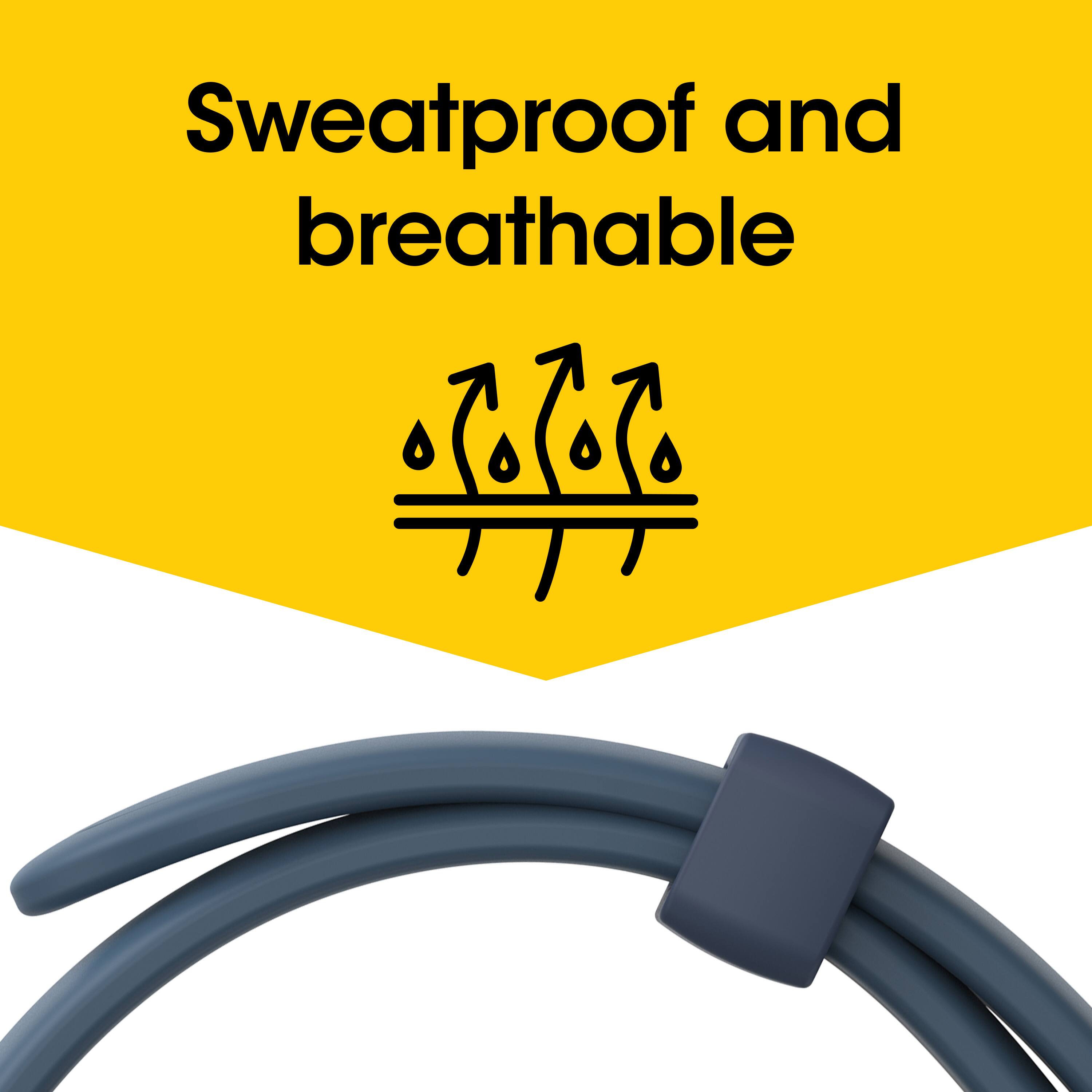 Sweatproof and breathable