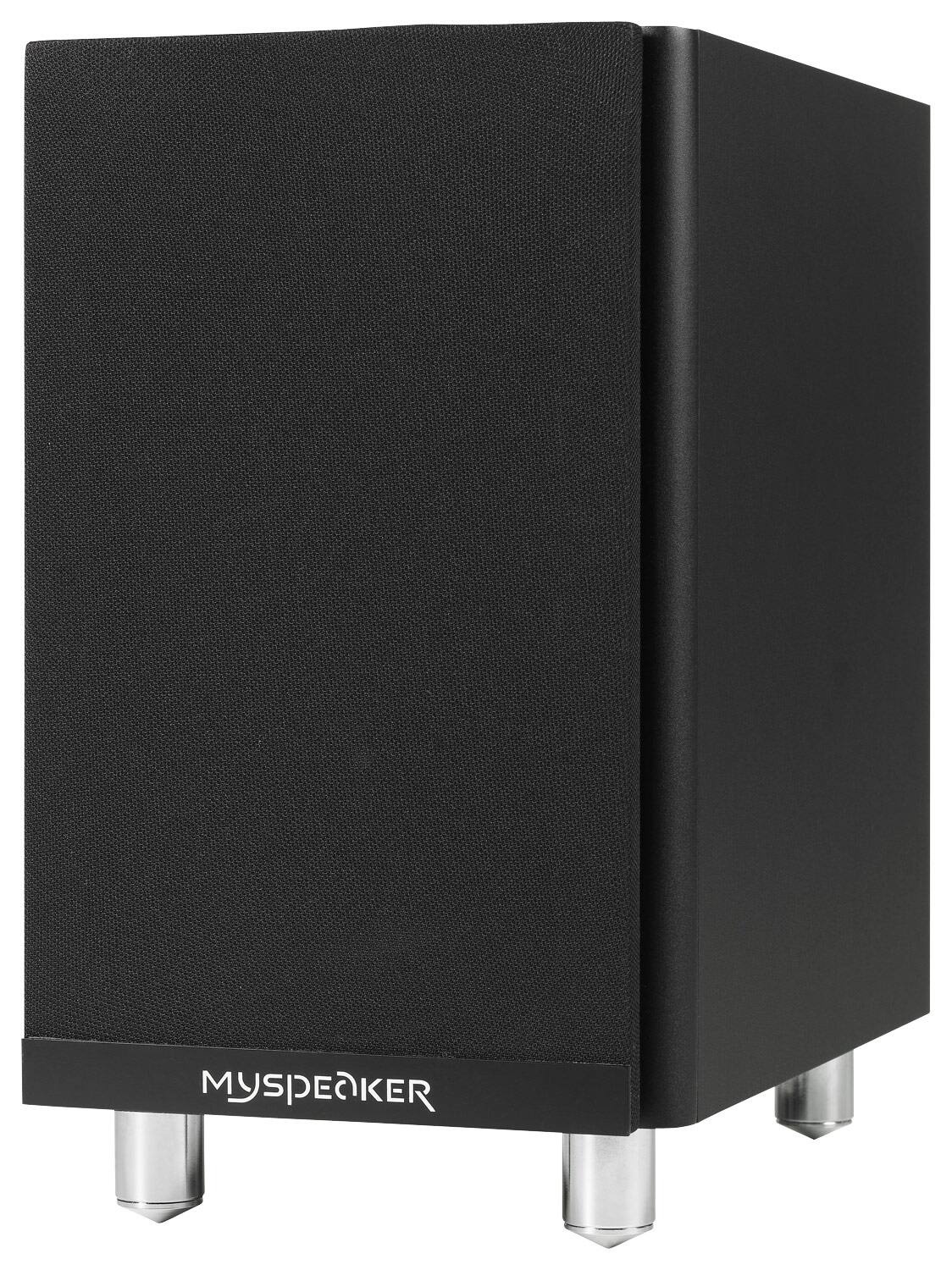 Front. Micromega - MySpeaker 5.25" 2-Way Bookshelf Loudspeakers (Pair) - Black.
