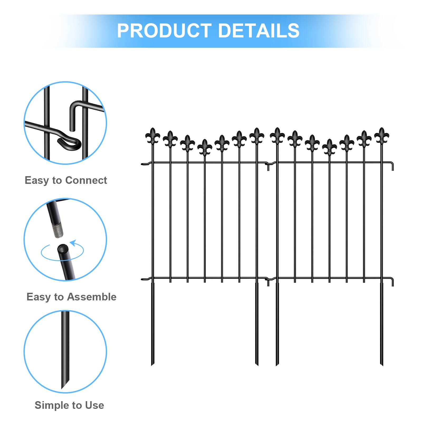 PRODUCT DETAILS

- Easy to Connect
- Easy to Assemble
- Simple to Use
