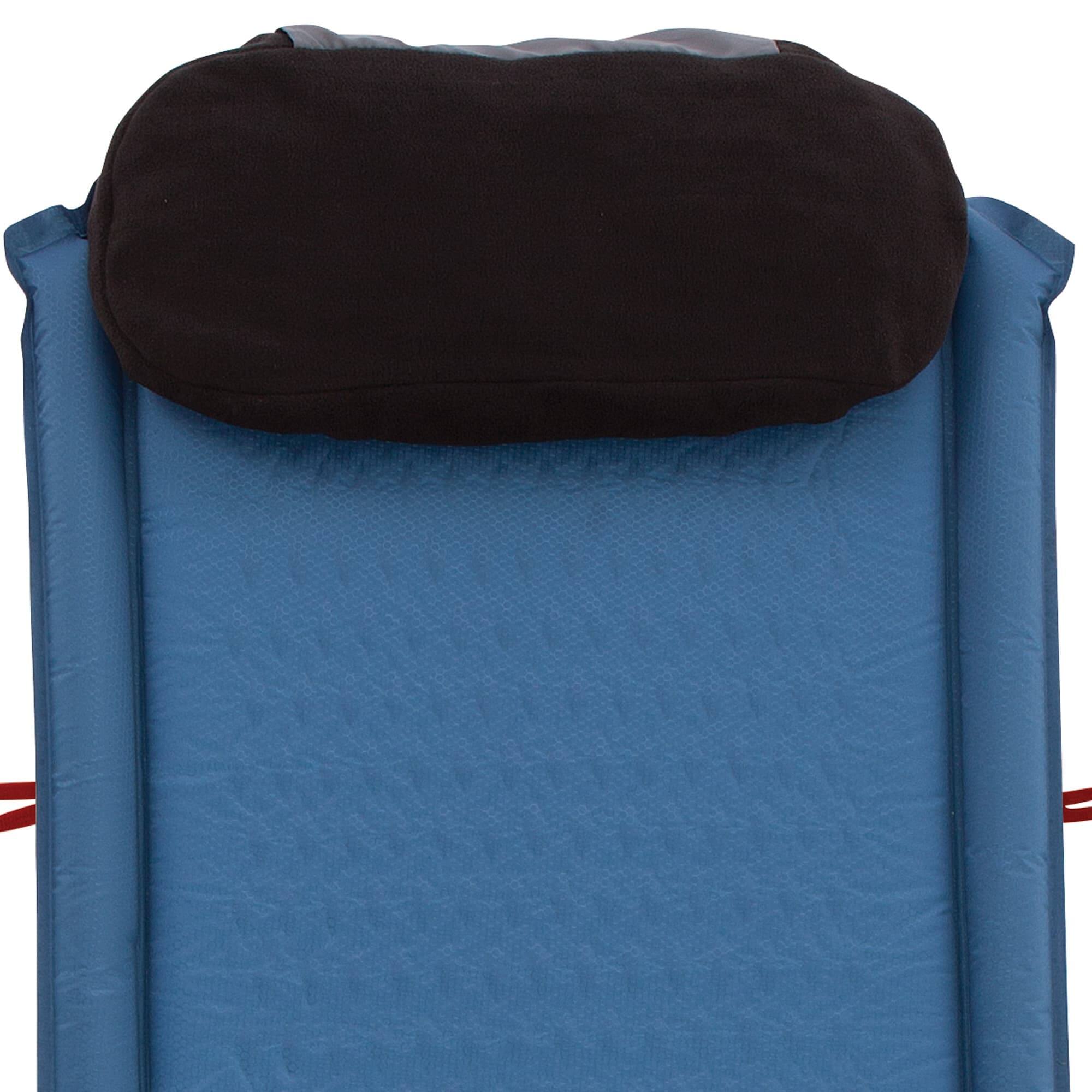 Alt View 2. Coleman - Coleman Silverton Easy Self-Inflating Sleeping Pad with Pillow and Side Bumpers - Blue.