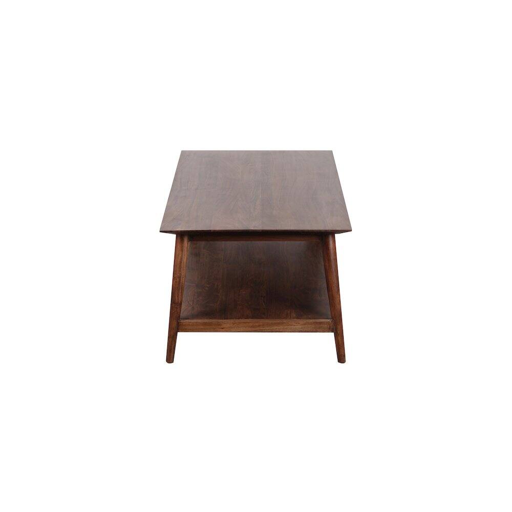 Angle. Porter Designs - Portola Solid Acacia Wood Coffee Table - Brown.