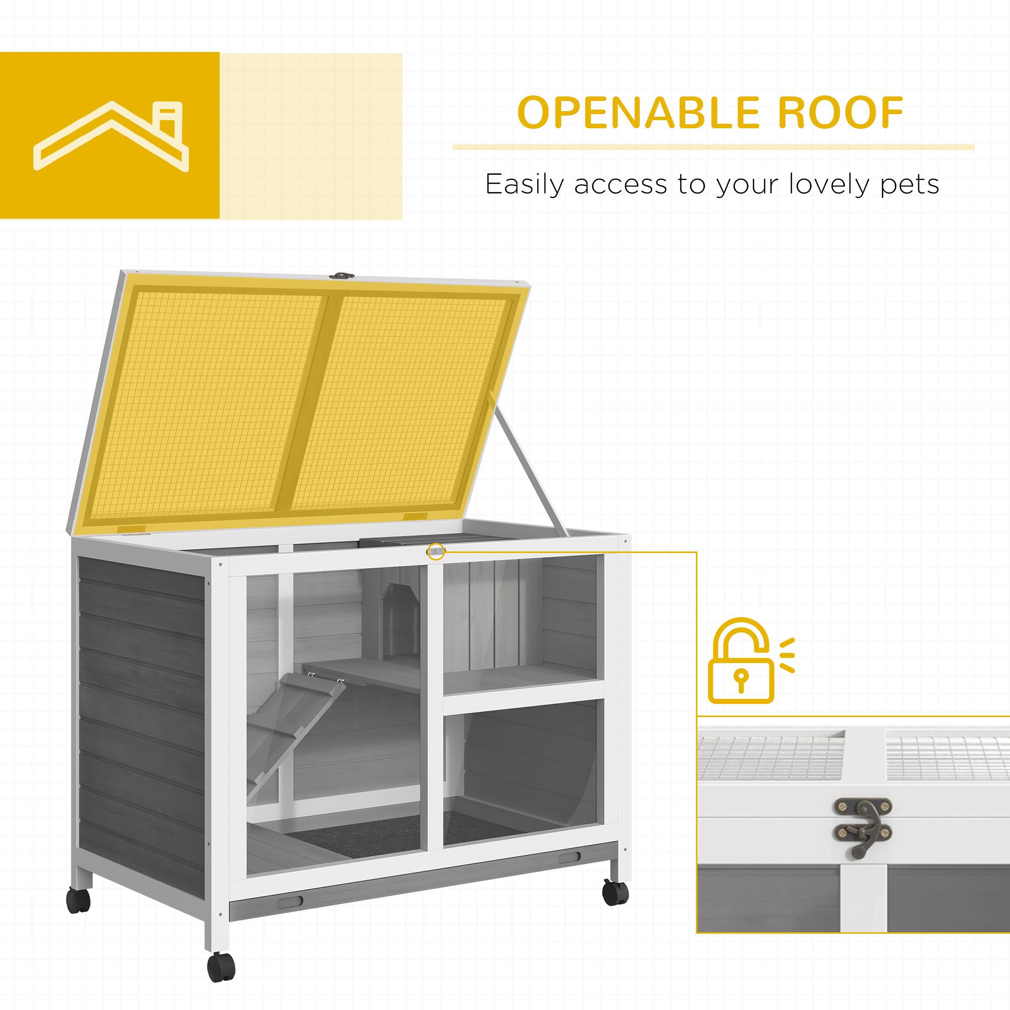 OPENABLE ROOF  
Easily access to your lovely pets