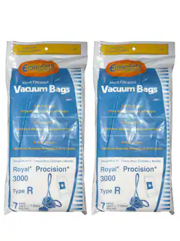 EnviroCare - 14 Pack Procision 3000 Type R Microfiltration Vacuum Cleaner Bags + Filter – Part 215