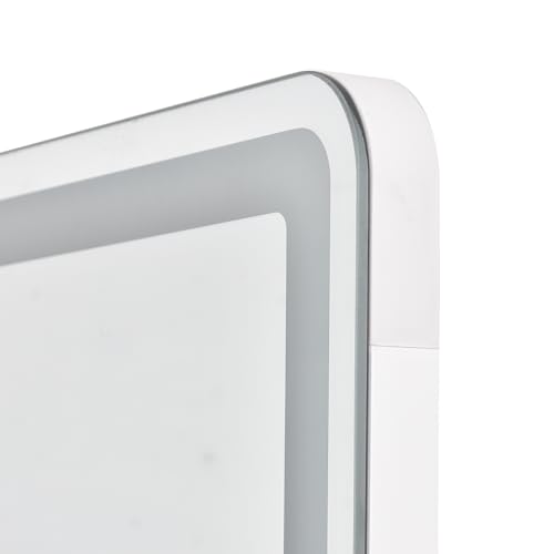 Comfort Essence - Full Length Mirror With Lights - Led Body Mirrors Stepless Dimmable Lighting Floor Standing Hanging For B - Rectangle-68"L x 26"W