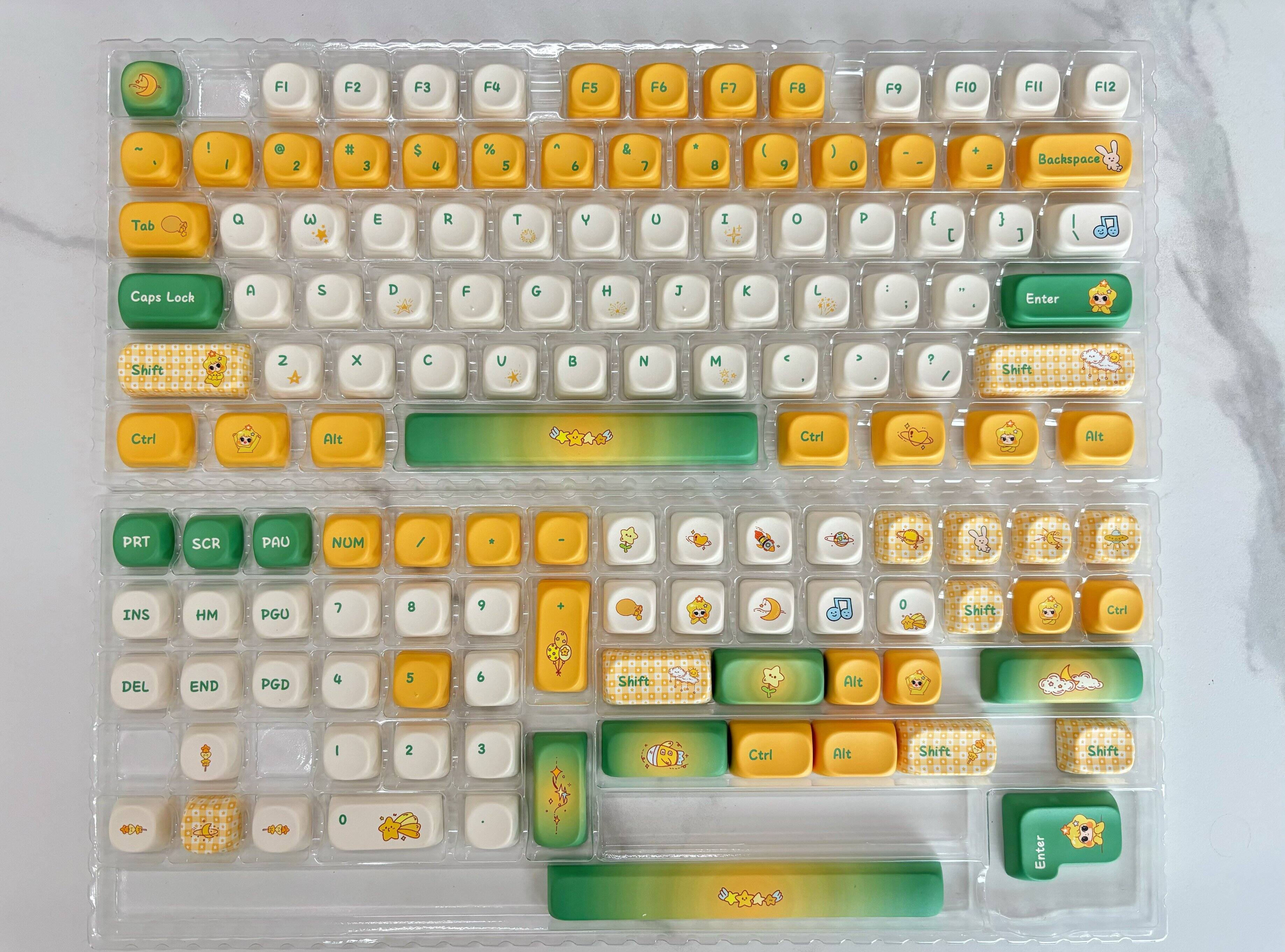 Yellow-132 Keys
