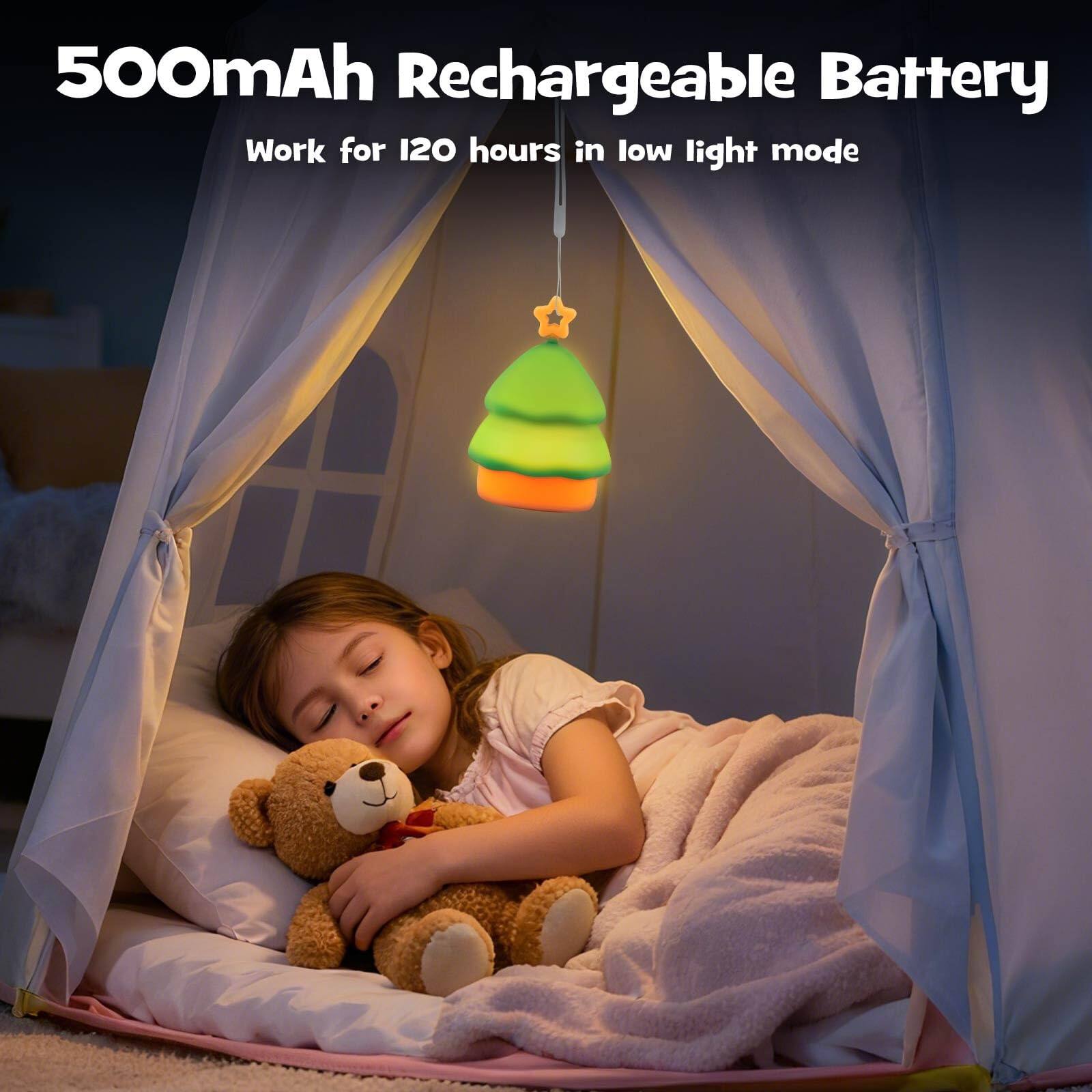 500mAh Rechargeable Battery  
Work for 120 hours in low light mode