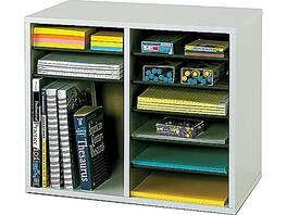 Safco - Wood File Organizer, (9420GR) - Gray