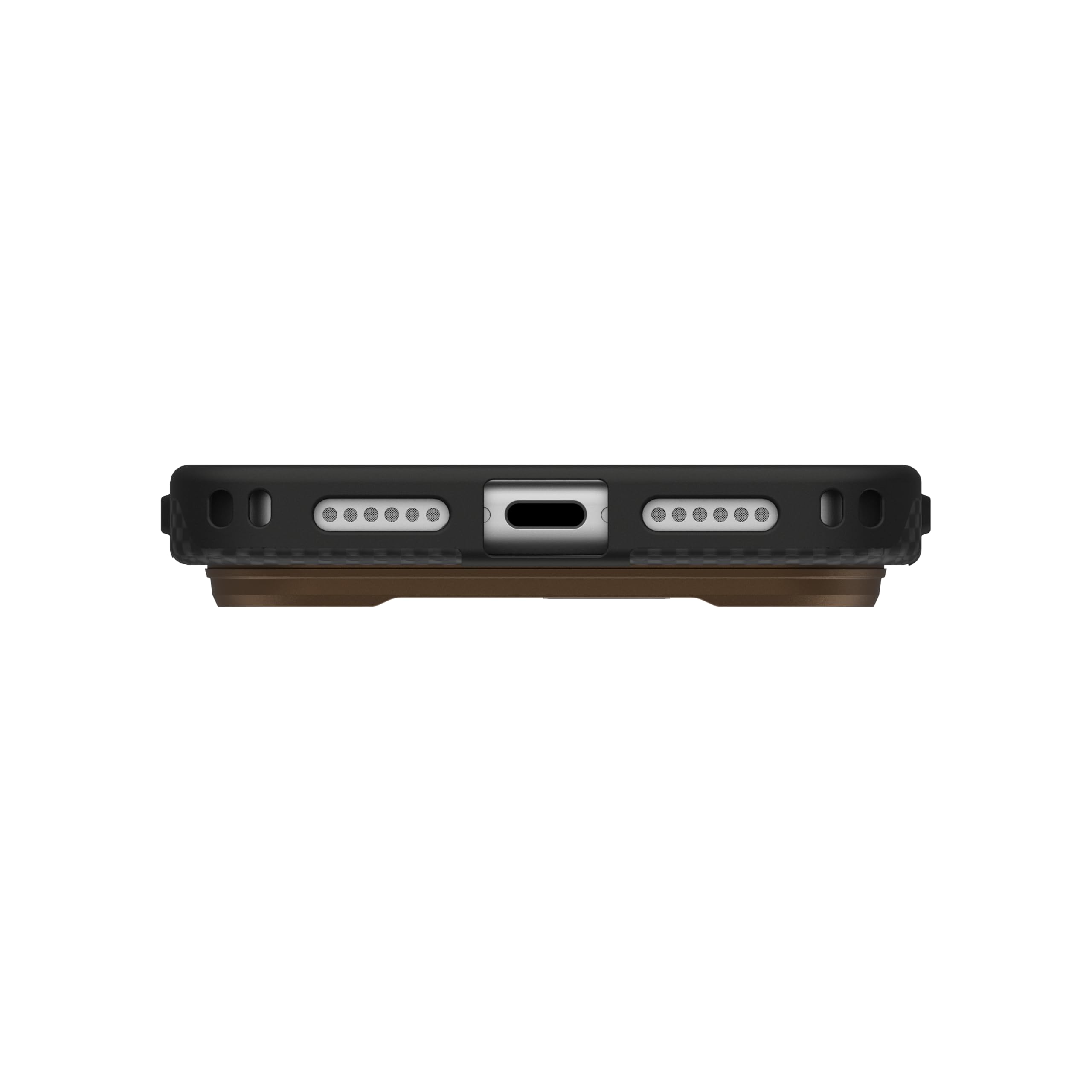 Alt View 8. UAG - iPhone 17 Pro Max Case with MagSafe, Kevlar® Aramid Fiber Construction Protective Cover - Kevlar Graphite/Bronze.