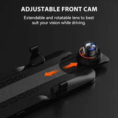 WOLFANG Dash Cam Front en Rear 4K, Dashcam Super Night Vision, Loop WOLFANG Dash Cam Front en Rear 4K, Dashcam Super Night Vision, Loop