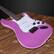 Alt View 4. Lyxpro - Electric Guitar Kit, 39” Electric Guitar with Amp & Electric Guitar Accessories - Retro Purple.
