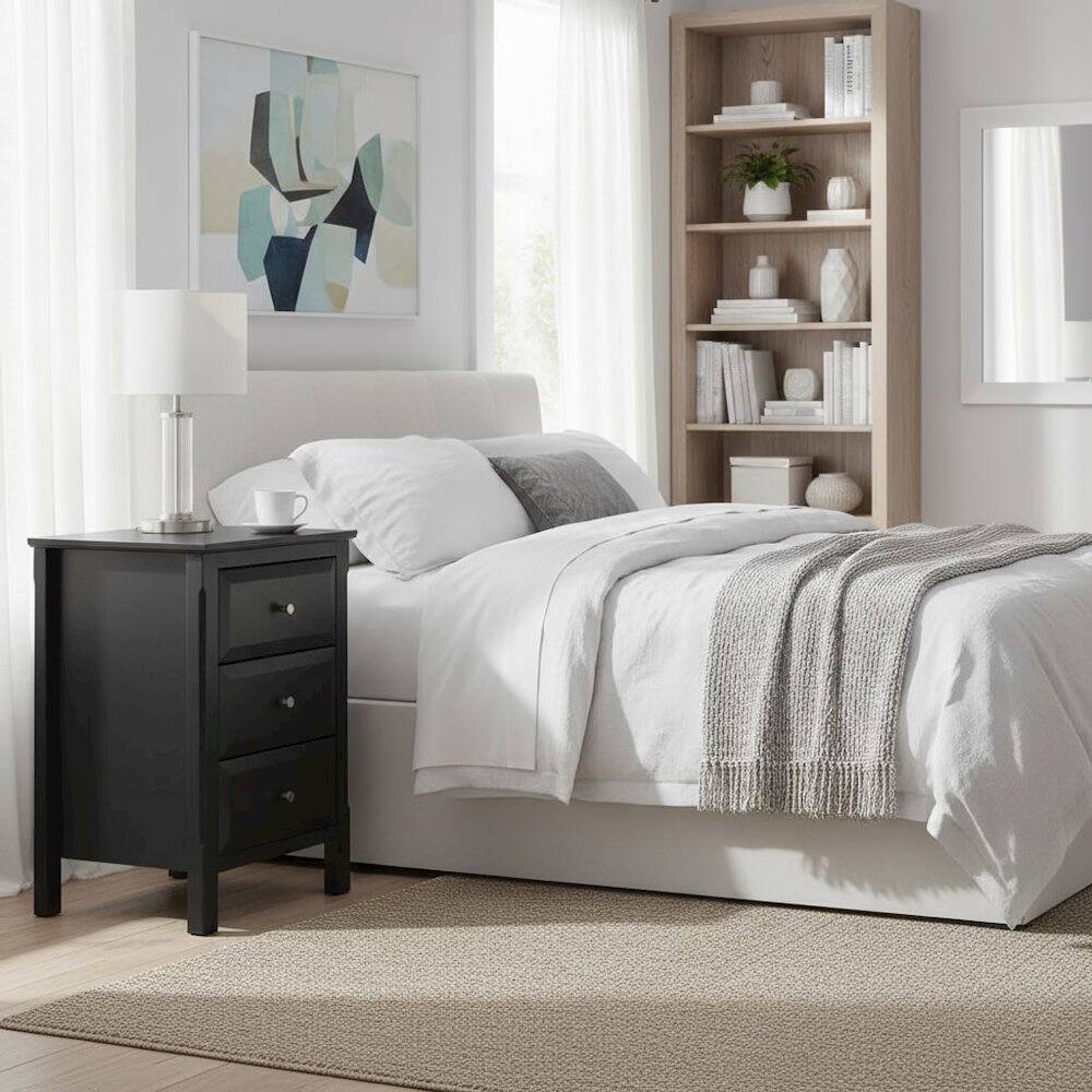 Alt View 1. FurniFact - Accent Table - Black.