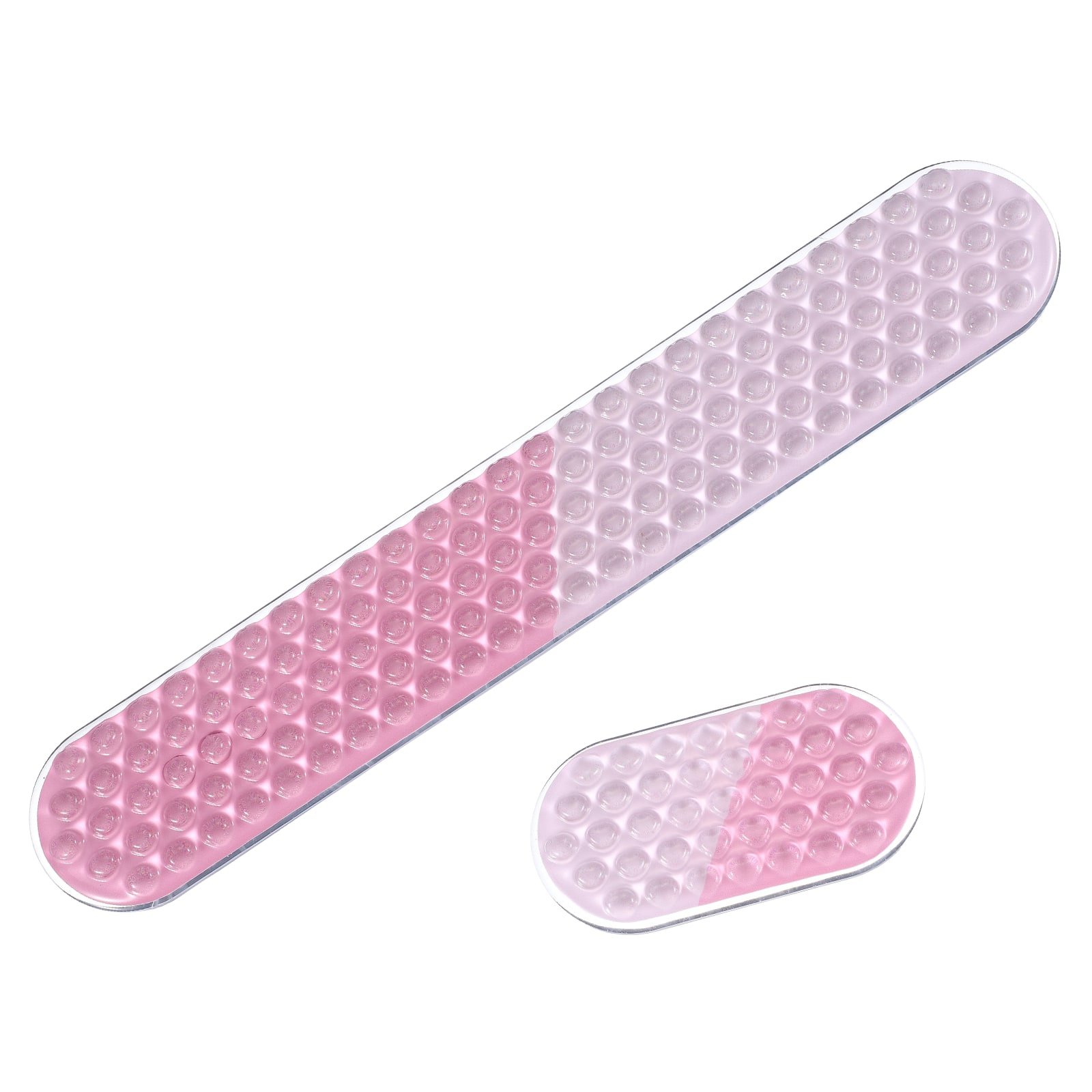 Unique Bargains - Gel Wrist Rest, Ergonomic Silicone Gel Mouse Pad with Cool Touch Cushion for Computer Laptop Home Office Work (Pad Set) - Pink Ombre