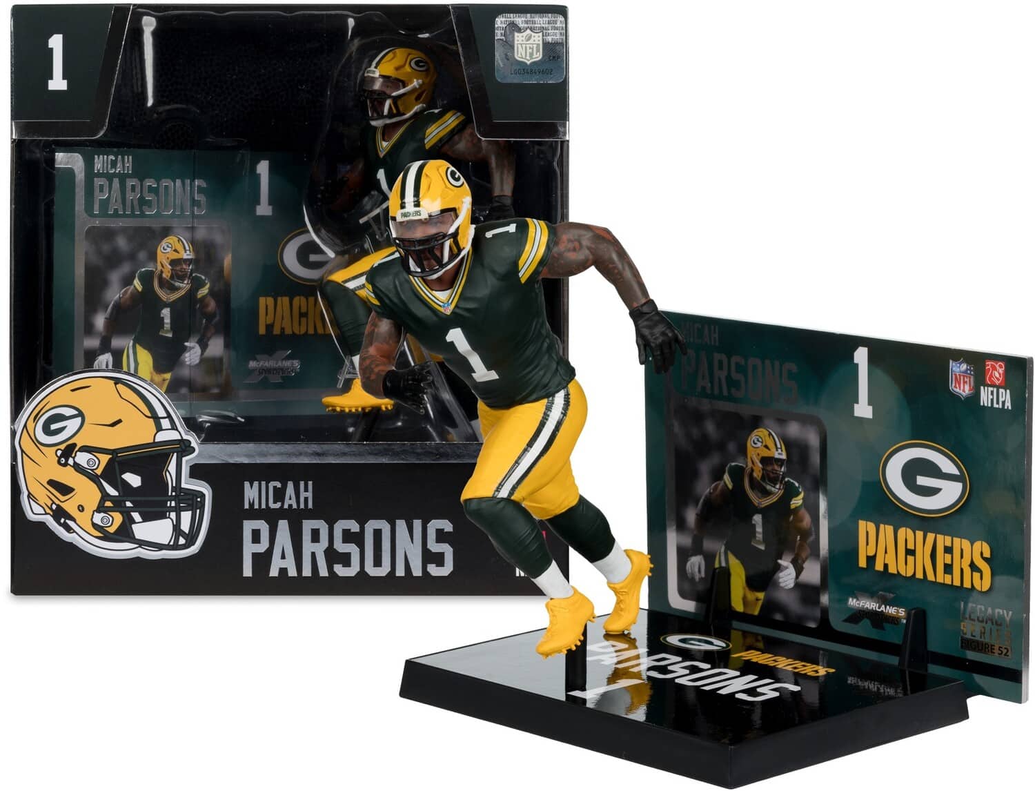 "McFarlane Toys - McFarlane SportsPicks - NFL - Micah Parsons (Green Bay Packers) 7"" Posed Figure - COLLECTIBLES - Multicolor" price history on PriceWatchPro