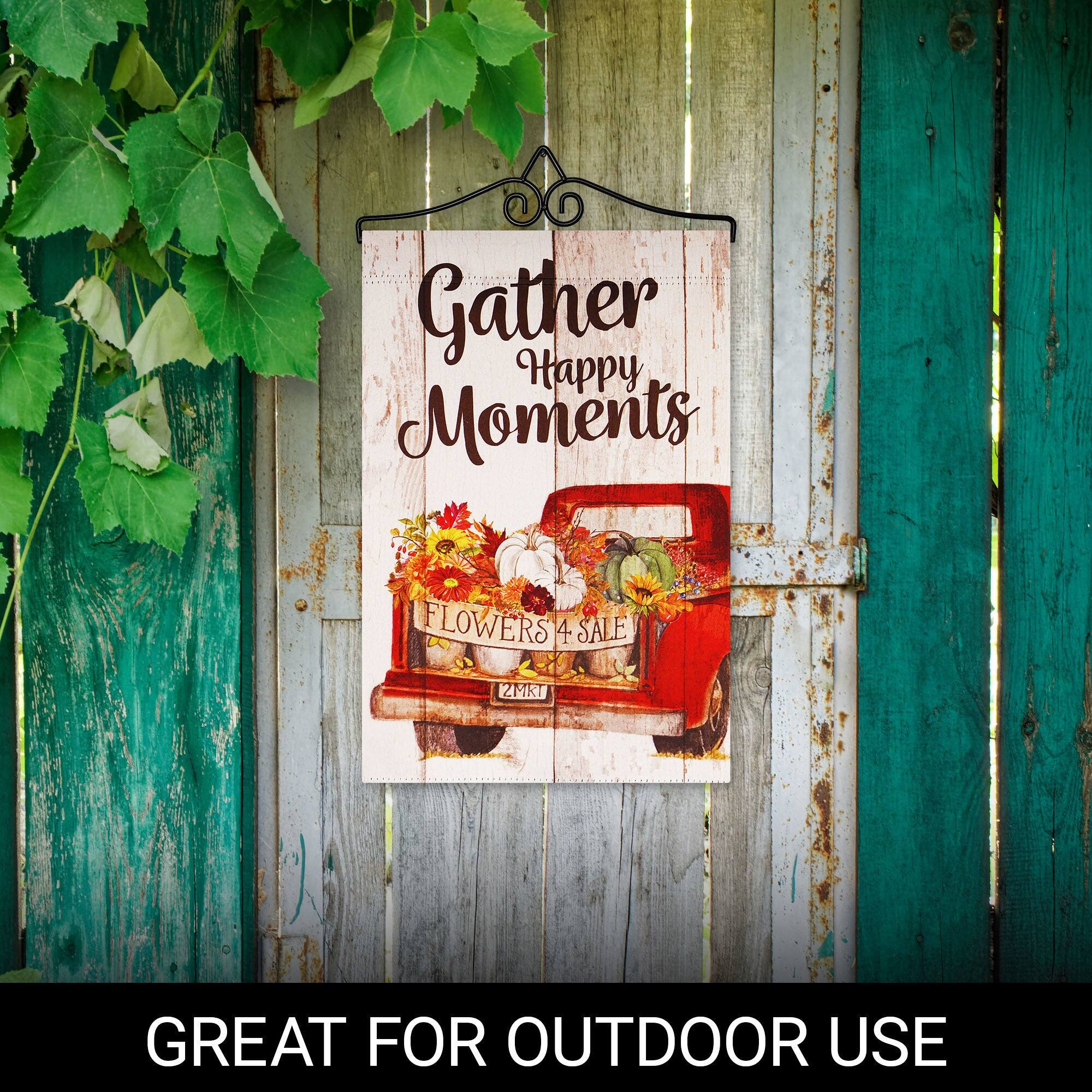 Gather Happy Moments  
FLOWERS 4 SALE  
ZMKT  
GREAT FOR OUTDOOR USE