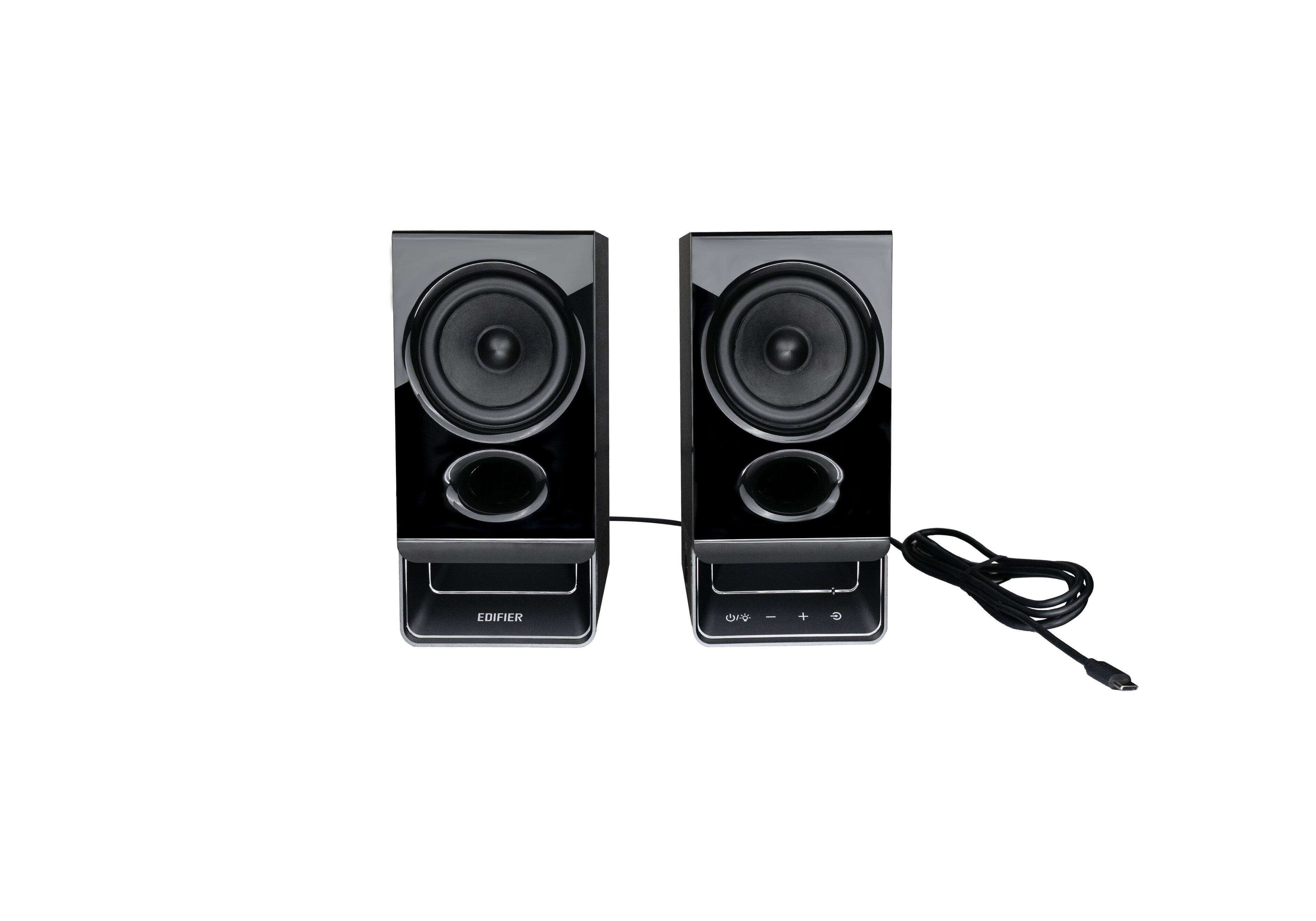 Angle. Edifier - R20BT Bluetooth 6.0 Bookshelf Speakers (Pair) - Black.