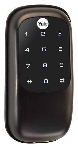 Best Buy: Yale Real Living Key Free Touchscreen Deadbolt Oil Rubbed Bronze YRD240NR0BP