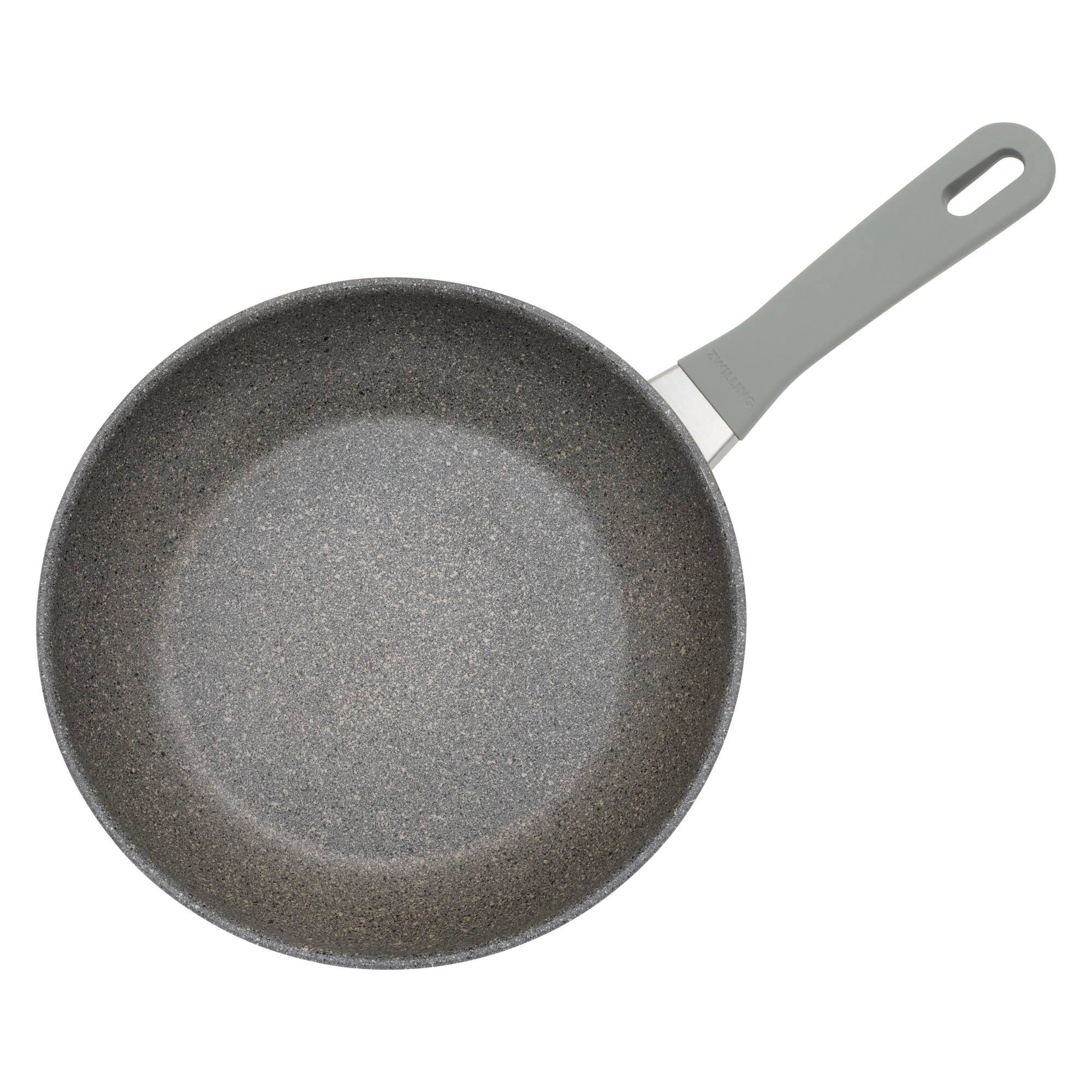 Alt View 1. ZWILLING - ZWILLING Parma Plus 10-inch Aluminum Nonstick Fry Pan - Grey.