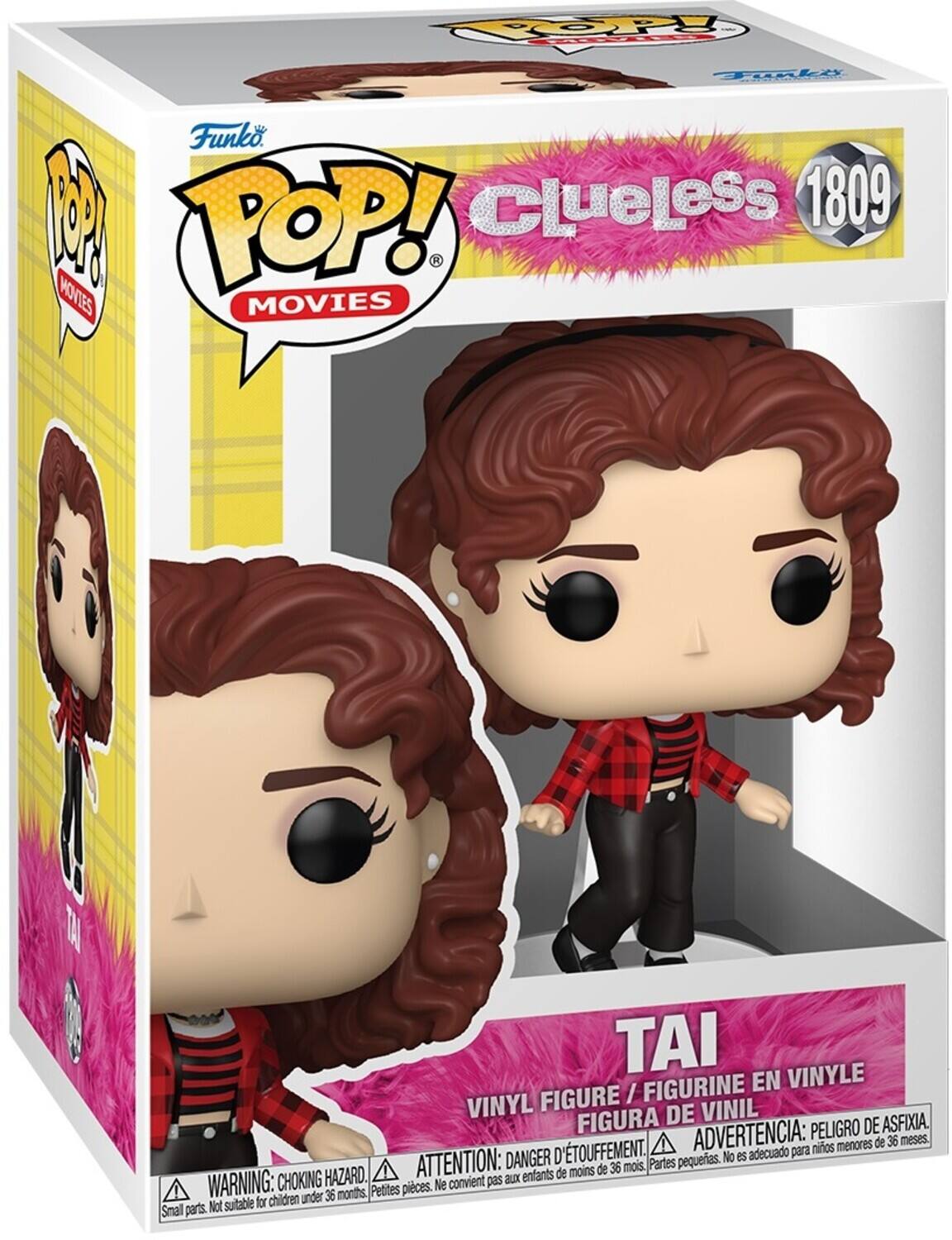 Funko. 1 POP! Clueless 1809 - MOVIES MOVIES T TAI VINYLE FIGURINE EN FIGURE / VINYL FIGURA DE VINIL PELIGRO DE ASFIXIA. 'TOUFFEMENT. ADVERTENCIA: para nios menores de 36 meses. DANGER D pequeas. No es adecuado HAZARD. ATTENTION: enfants de moins de 36 mois. Partes WARNING: CHOKING convient pas aux Pettes pieces. Ne for chidren under 36 months Snall parts. Not suitable